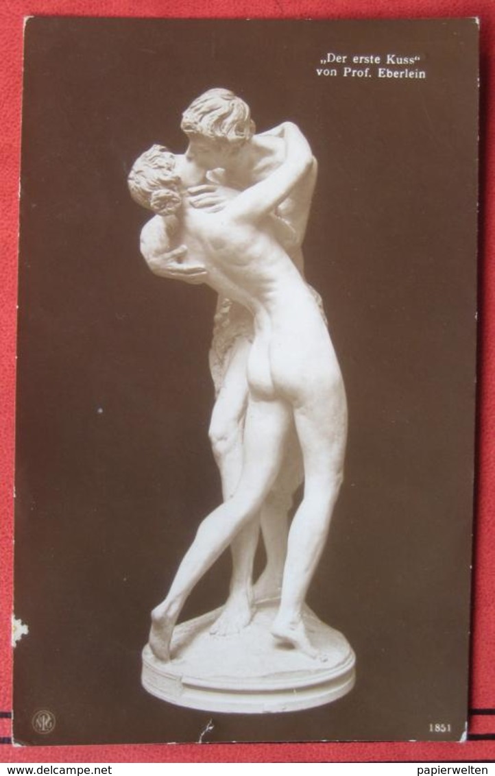 Gustav Eberlein - Akt-Skulptur "Der Erste Kuss" (NPG 1851) - Sculptures