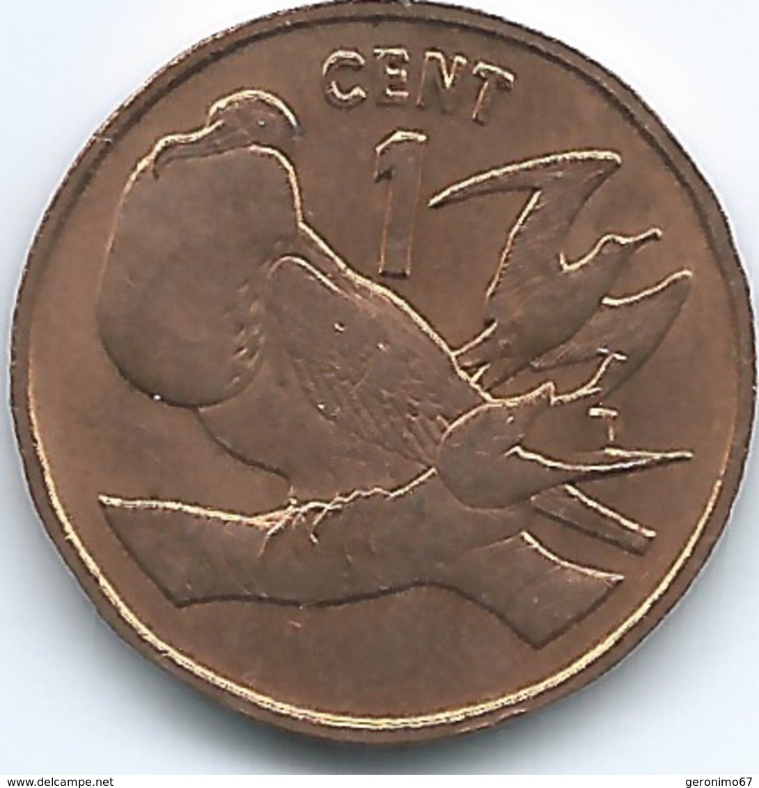 Kiribati - 1 Cent - 1992 - KM1 (Non-magnetic) - Kiribati