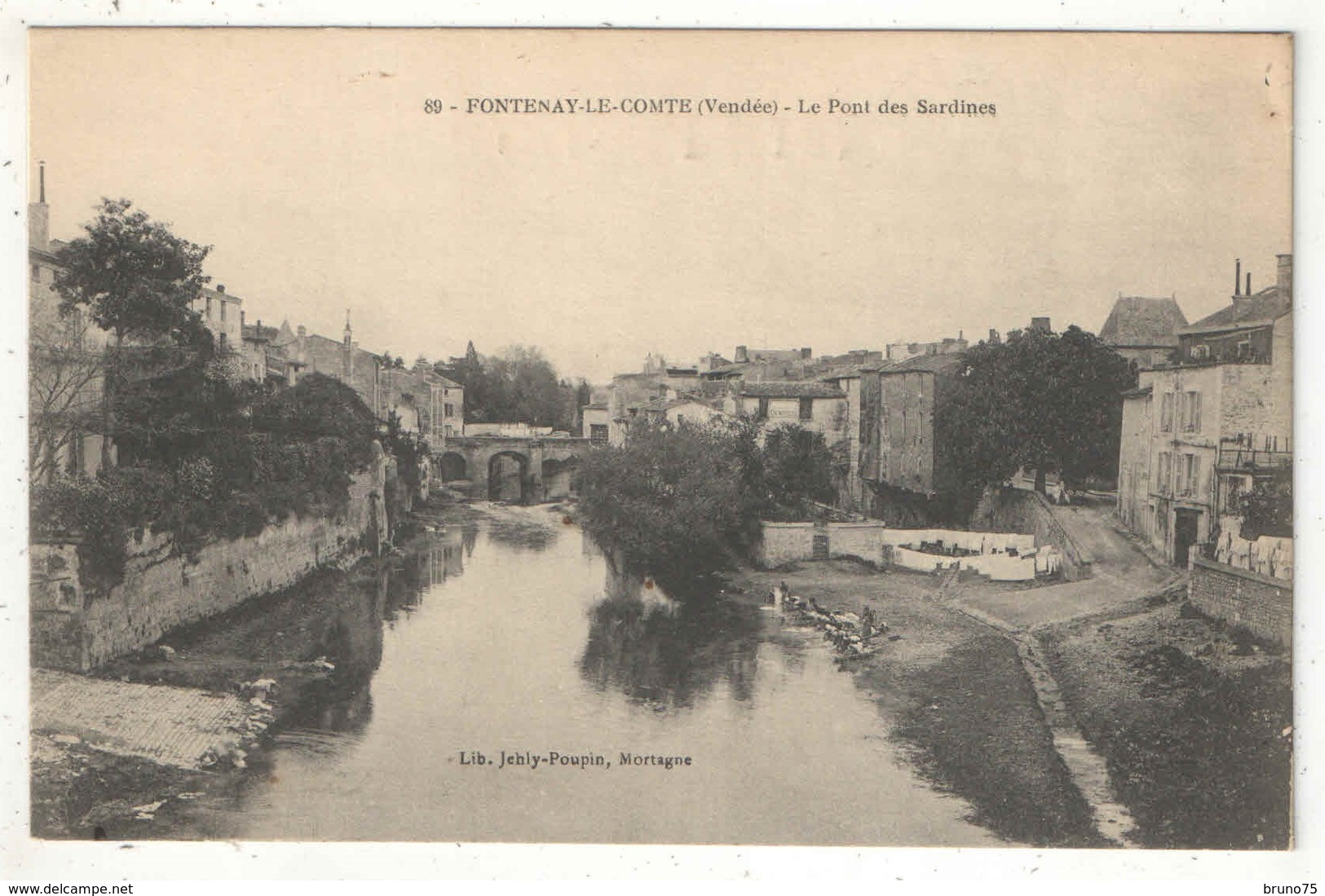 85 - FONTENAY-LE-COMTE - Le Pont Des Sardines - Jehly-Poupin 89 - Fontenay Le Comte