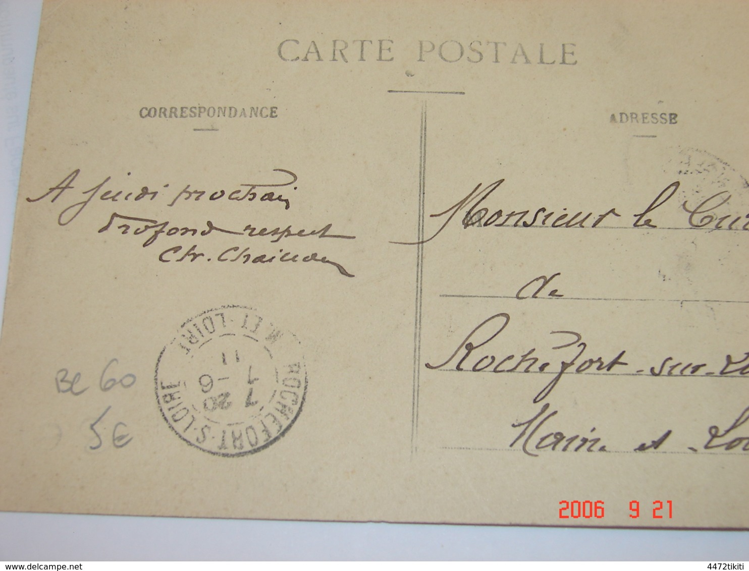 C.P.A.- Chaudefonds (49) - Vue Générale - Crue De 1910 - 1911 - TB (BC60) - Autres & Non Classés