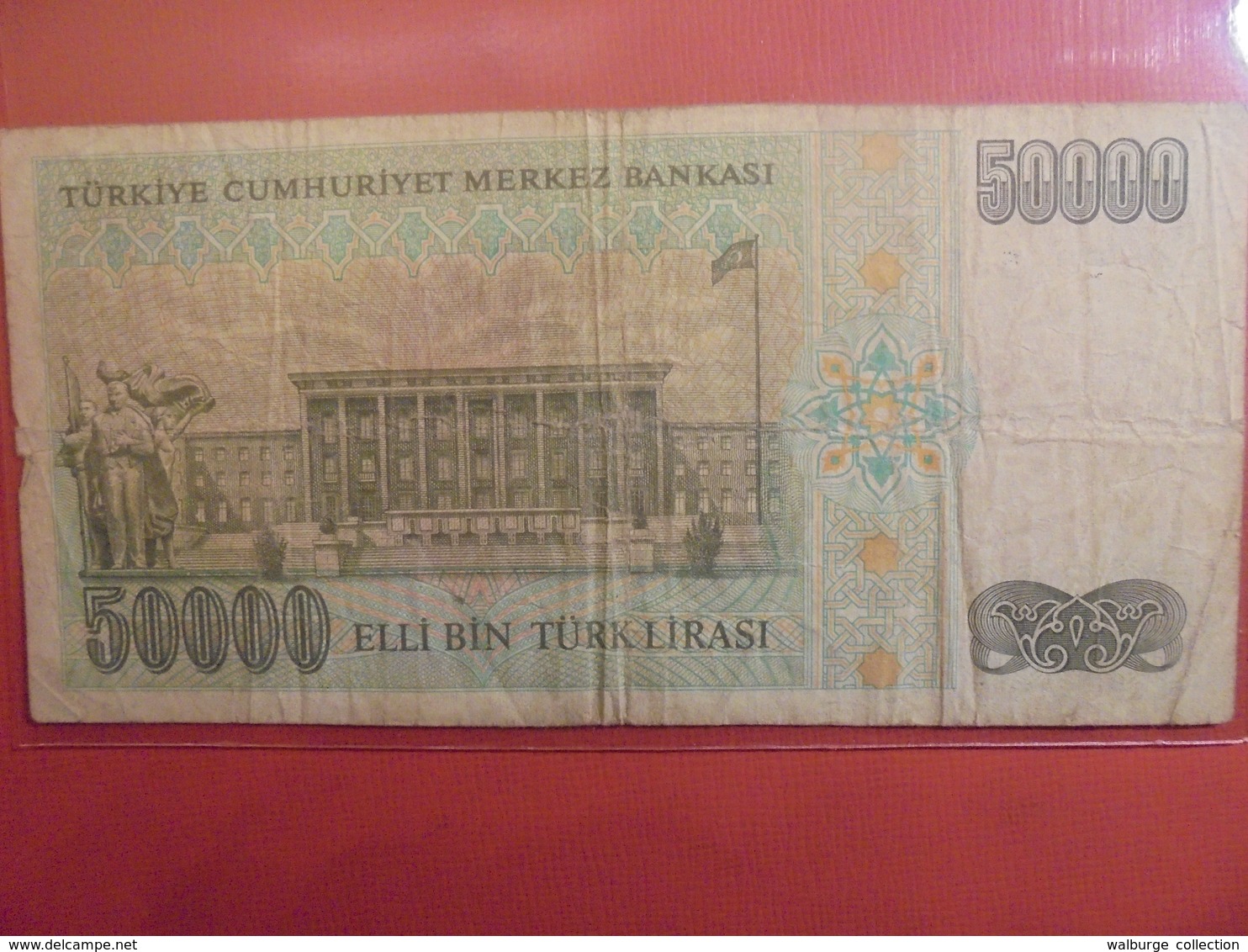 TURQUIE 50.000 LIRA 1970(89) CIRCULER - Turquie