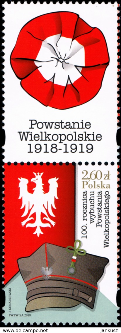 Poland 2018 Fi 4912 Mi 5062 100th Anniversary Of The Outbreak Of The Wielkopolskie Uprising - Nuevos