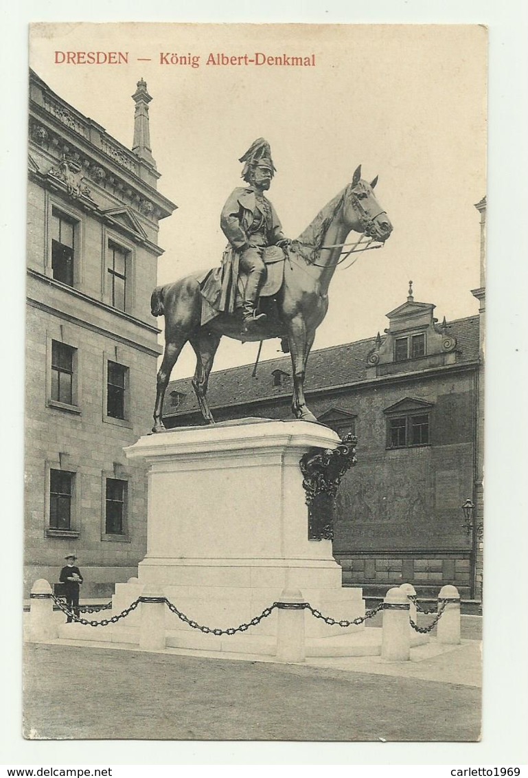 DRESDEN - KONIG ALBERT-DENKMAL - NV  FP - Dresden