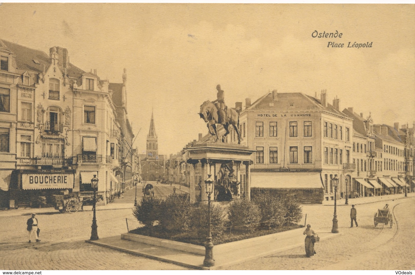 CPA - Belgique - Oostende - Ostende - Place Léopold - Oostende