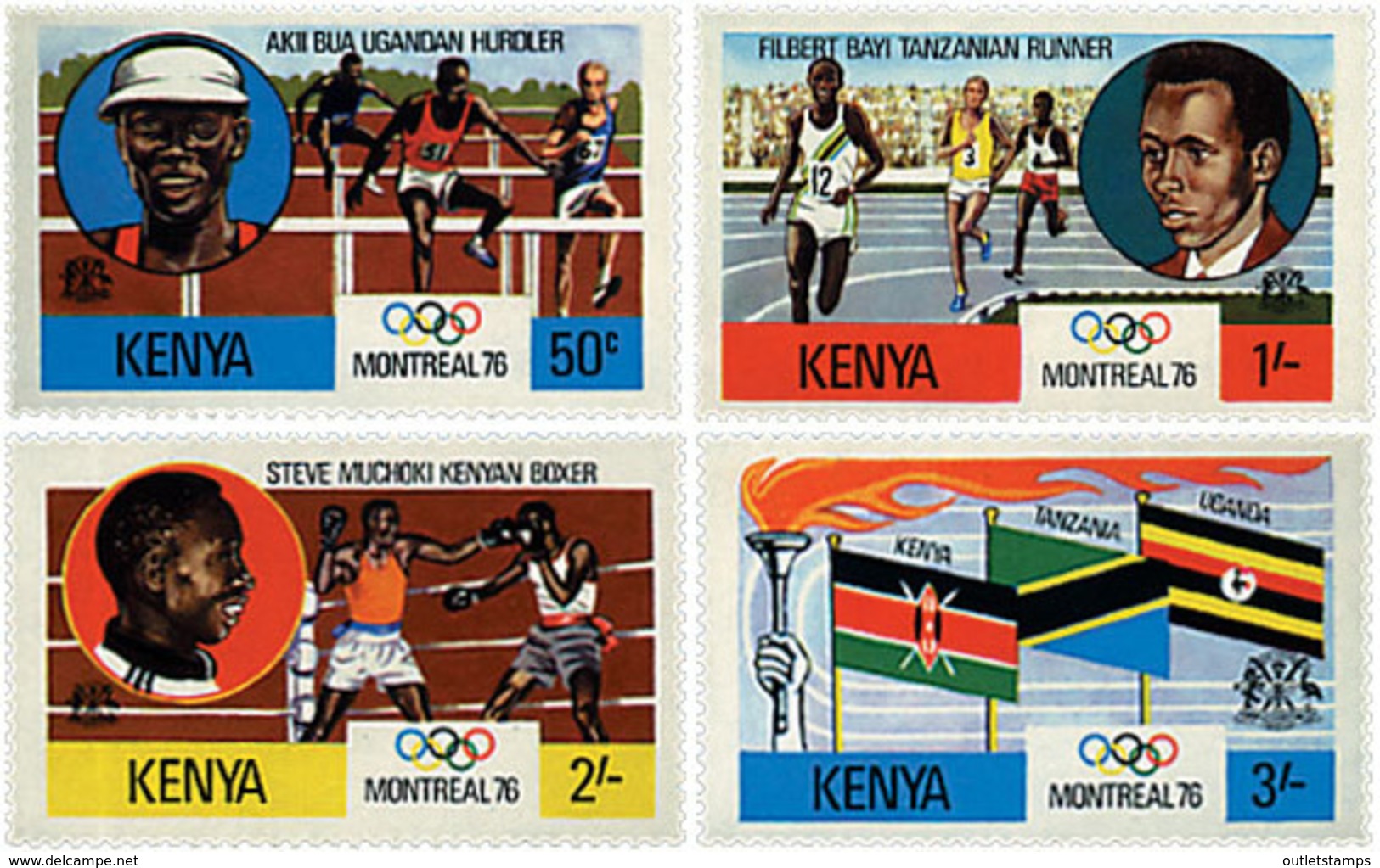 Ref. 27539 * NEW *  - KENYA . 1976. GAMES OF THE XXI OLYMPIAD. MONTREAL 1976. 21 JUEGOS OLIMPICOS VERANO MONTREAL 1976 - Kenia (1963-...)