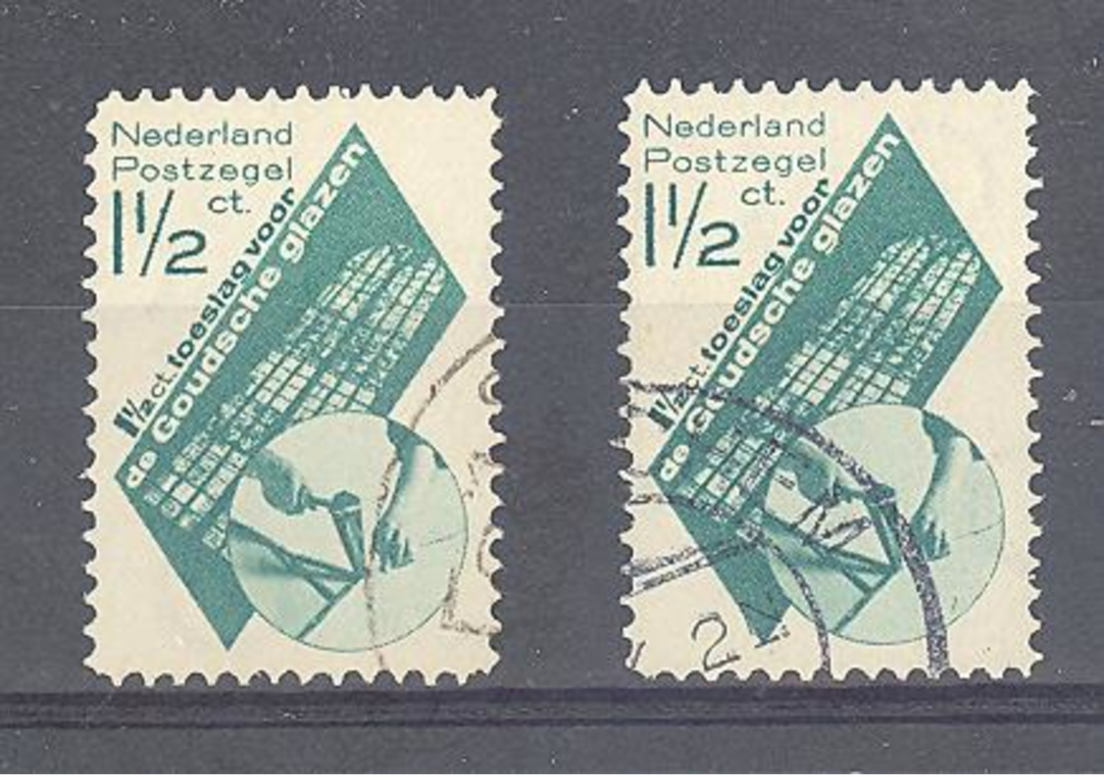 Nederland  Michel # 243 (2 X) - Oblitérés