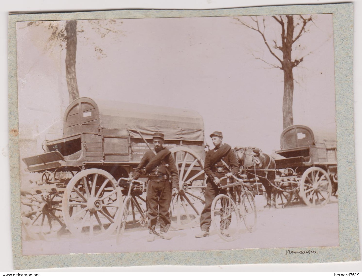 Photo Ancienne 78 Bougival Localisation A Confirmer Militaire Manoeuvre - Anciennes (Av. 1900)