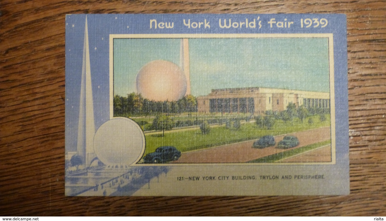 ETATS-UNIS, NEW YORK WORLD'S FAIR 1939, NEW YORK CITY BUILDING, TRYLON AND PERISPHERE - Tentoonstellingen