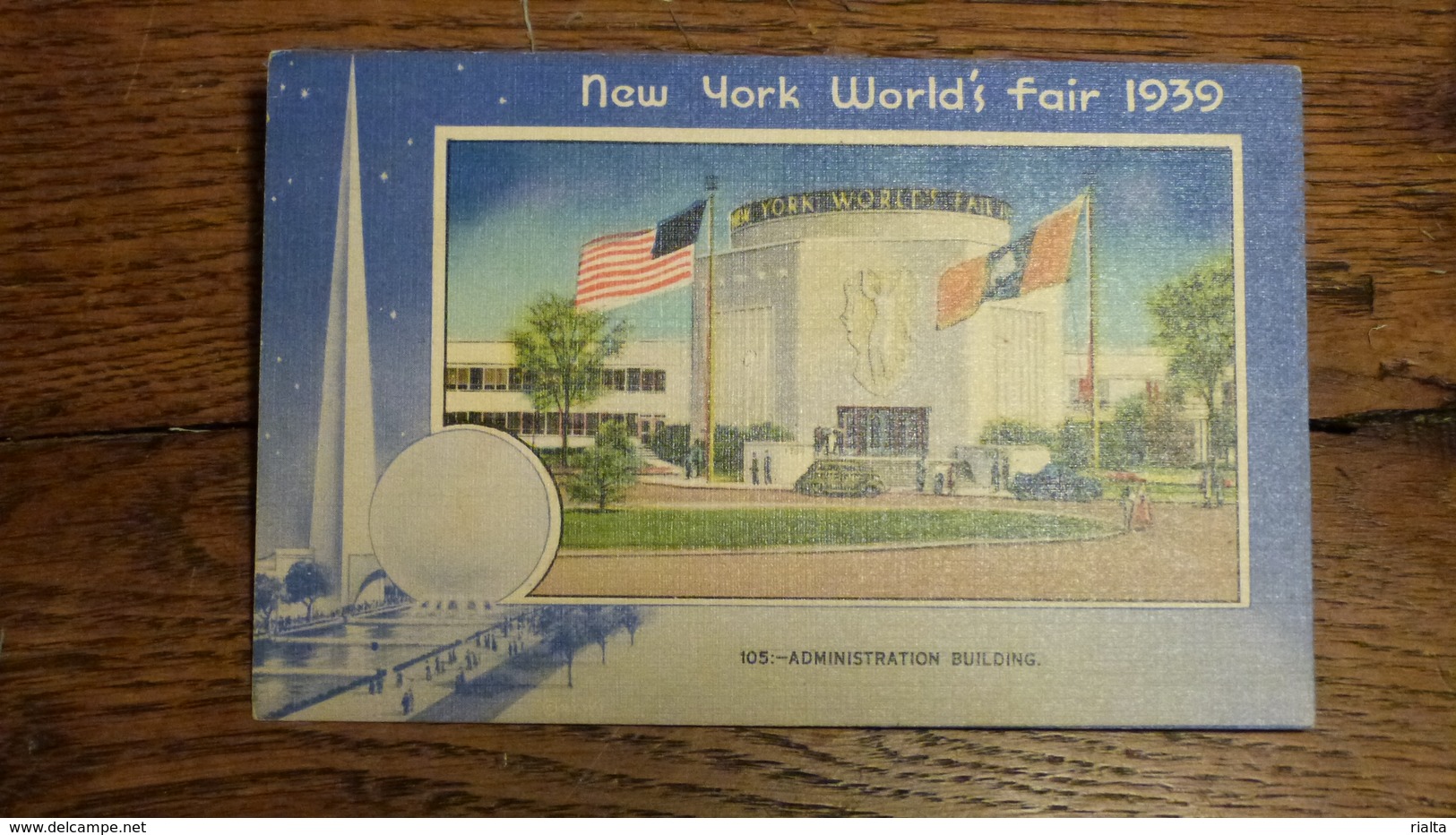 ETATS-UNIS, NEW YORK WORLD'S FAIR 1939, ADMINISTRATION BUILDING - Exhibitions