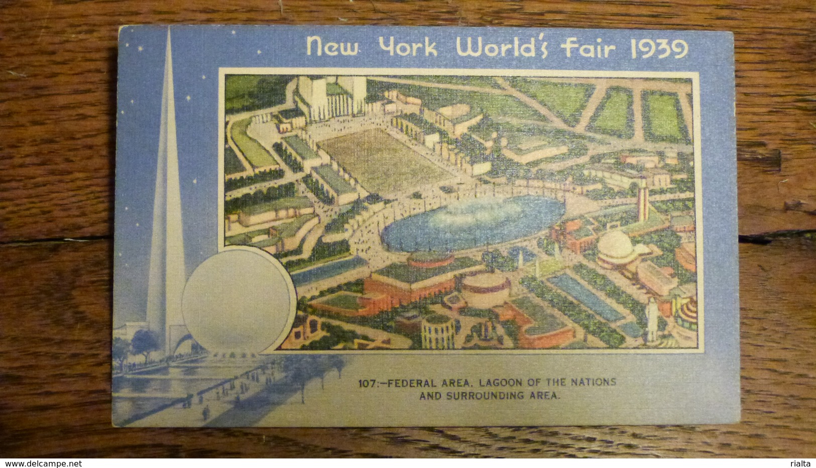 ETATS-UNIS, NEW YORK WORLD'S FAIR 1939, FEDERAL AREA, LAGOON OF THE NATIONS AND SURROUNDING AREA - Exhibitions