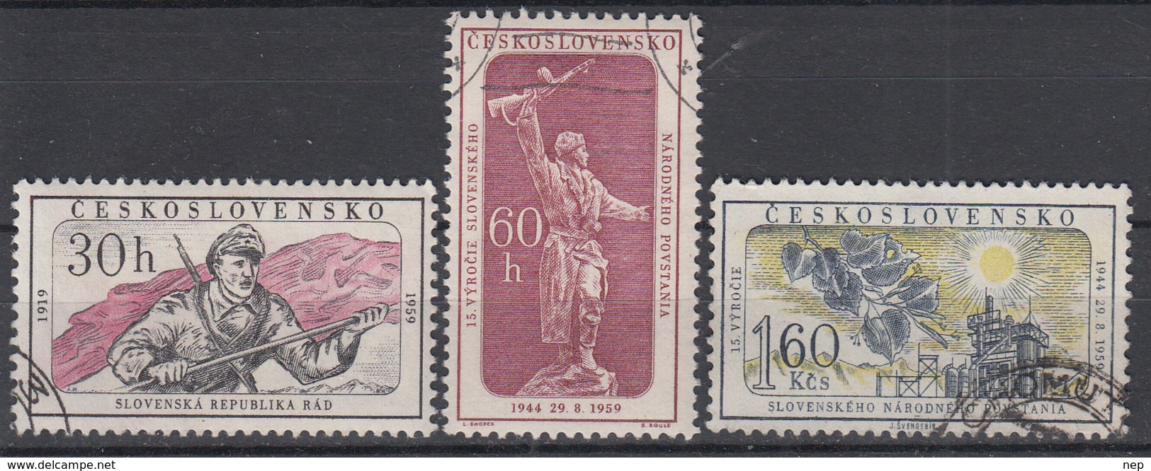 TSJECHOSLOWAKIJE - Michel - 1959 - Nr 1149/51 - Gest/Obl/Us - Oblitérés