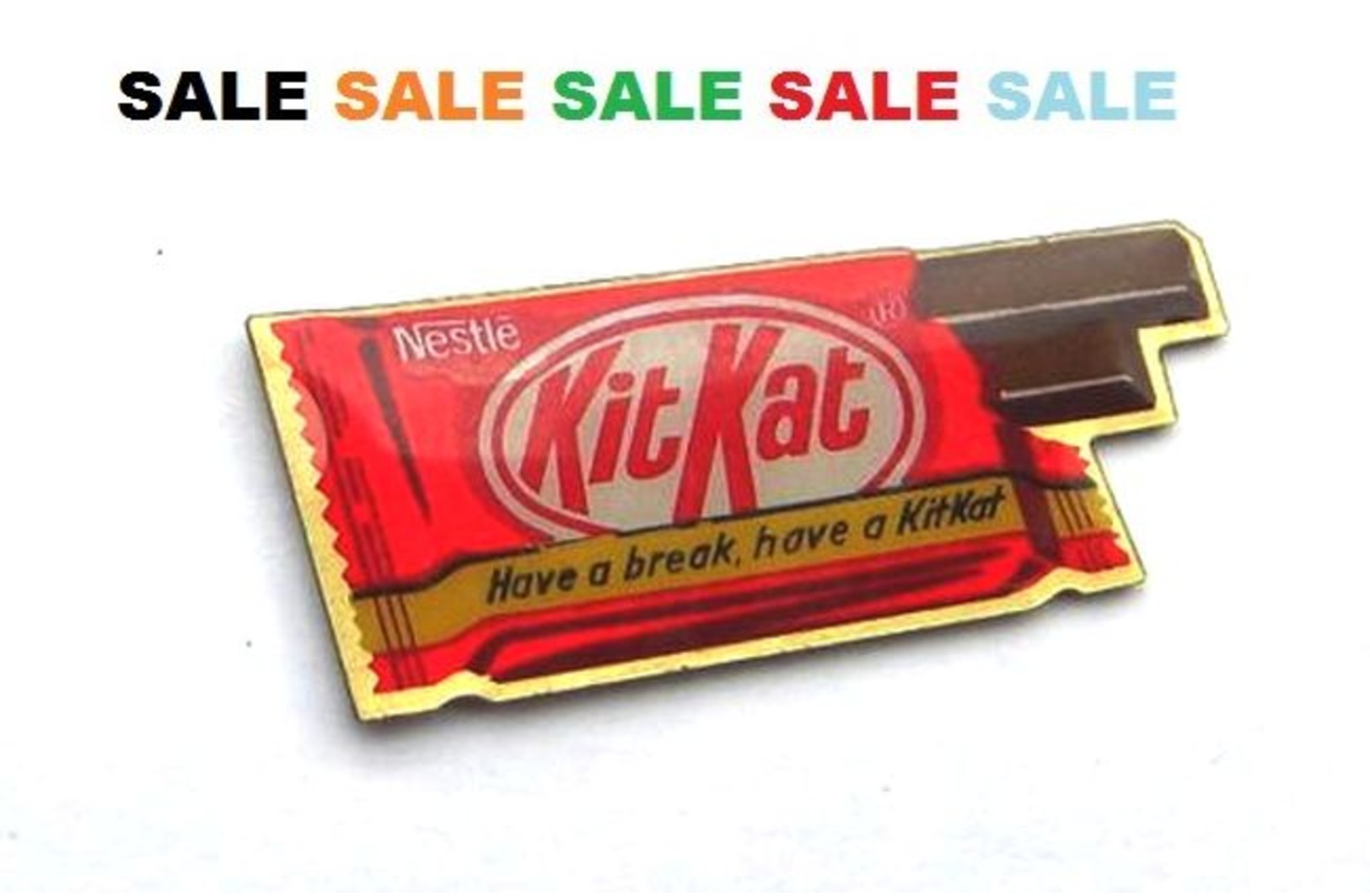 Pin Pin`s  KITKAT -  Schokolade Chocolate - Alimentaire - NESTLE - Alimentation