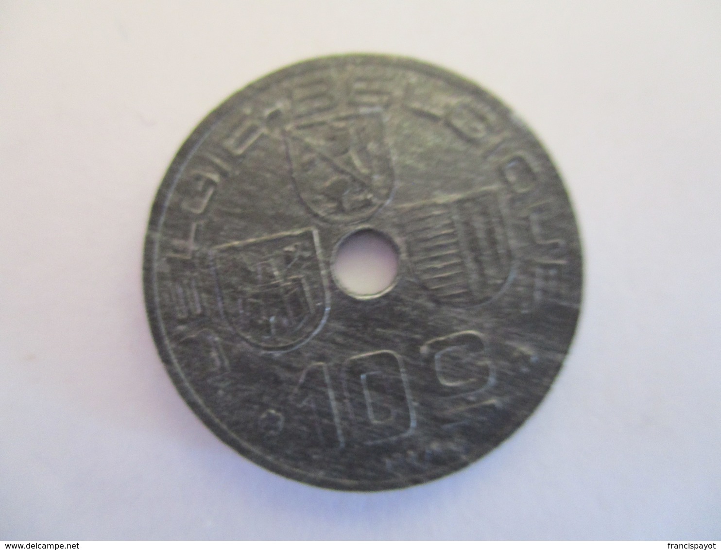 Belgium: 10 Centimes 1946 - 10 Cents & 25 Cents