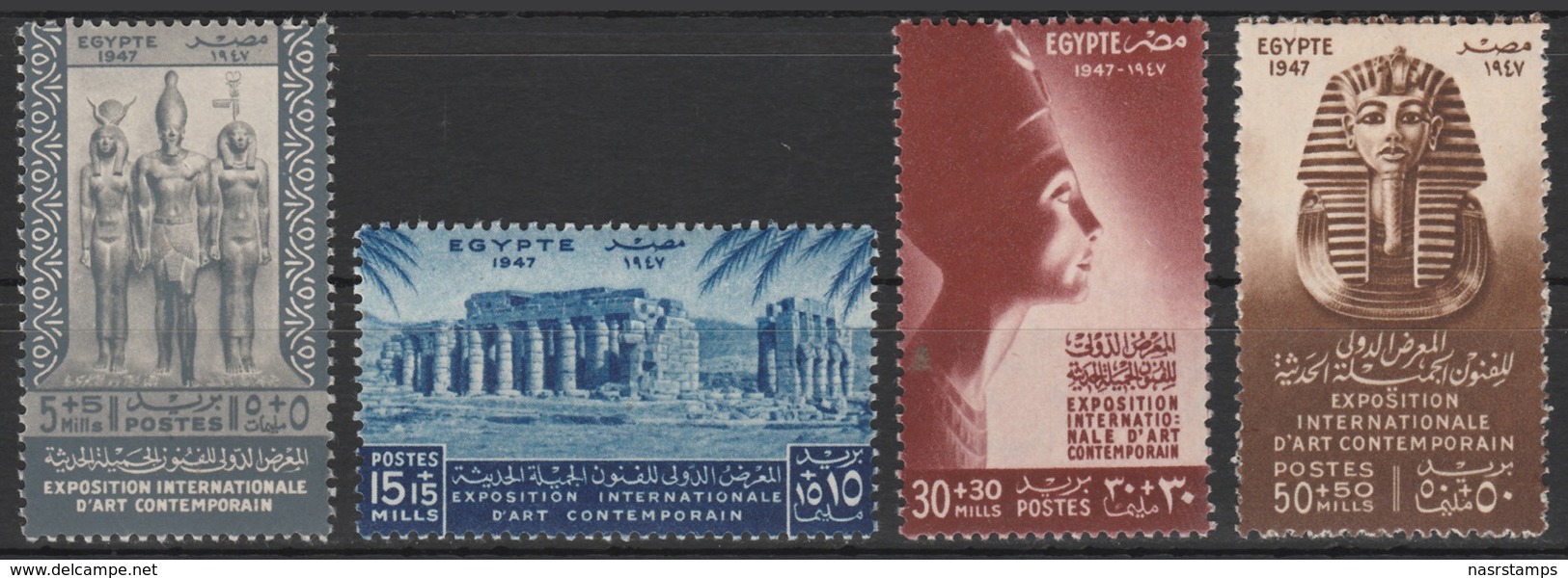 Egypt - 1947 - ( Intl. Exposition Of Contemporary Art, Cairo ) - MH* - Ungebraucht