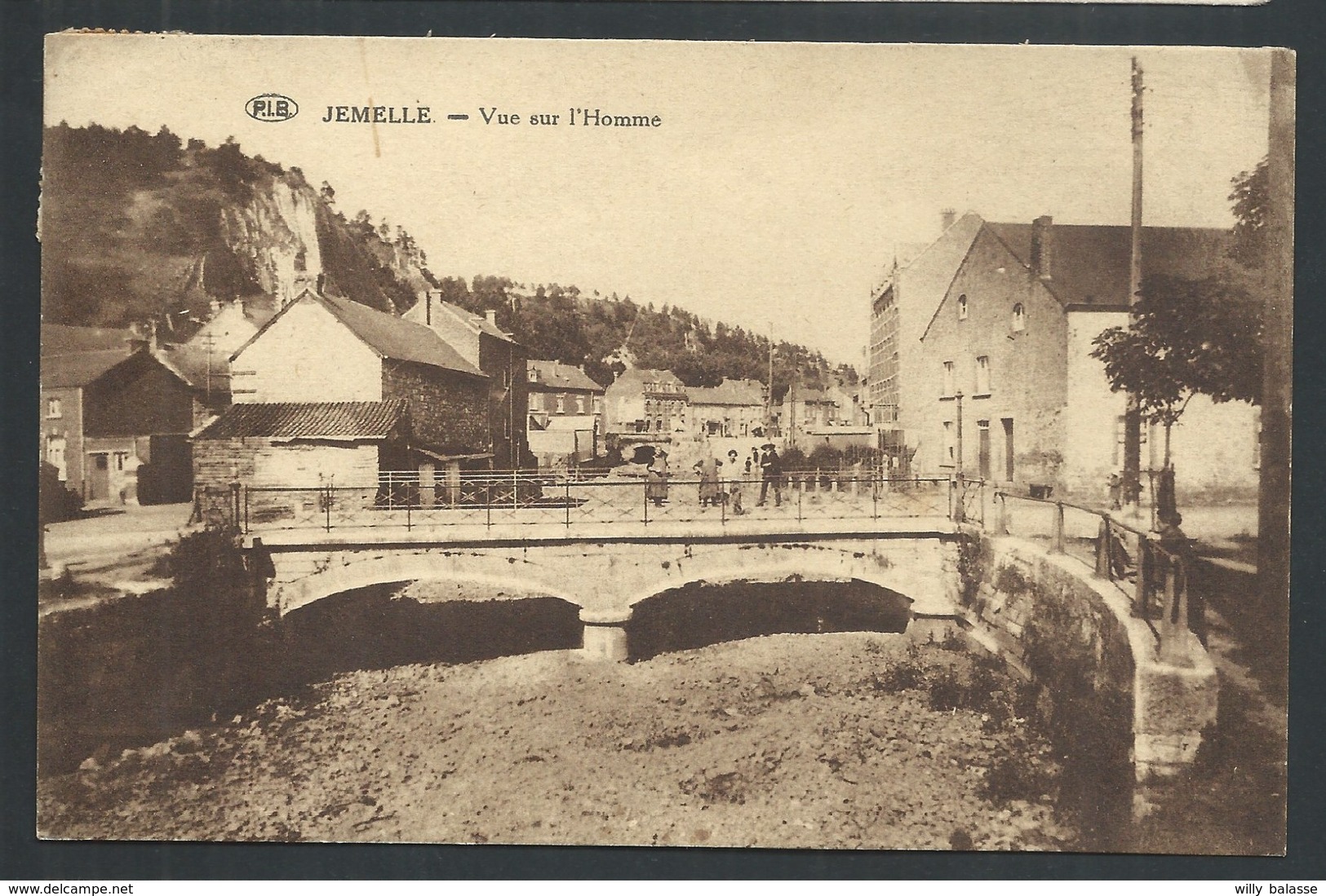 +++ CPA - JEMELLE - Vue Sur L'Homme - Publicité Hôtel Français , Grand'Rue - P.I.B.  // - Rochefort