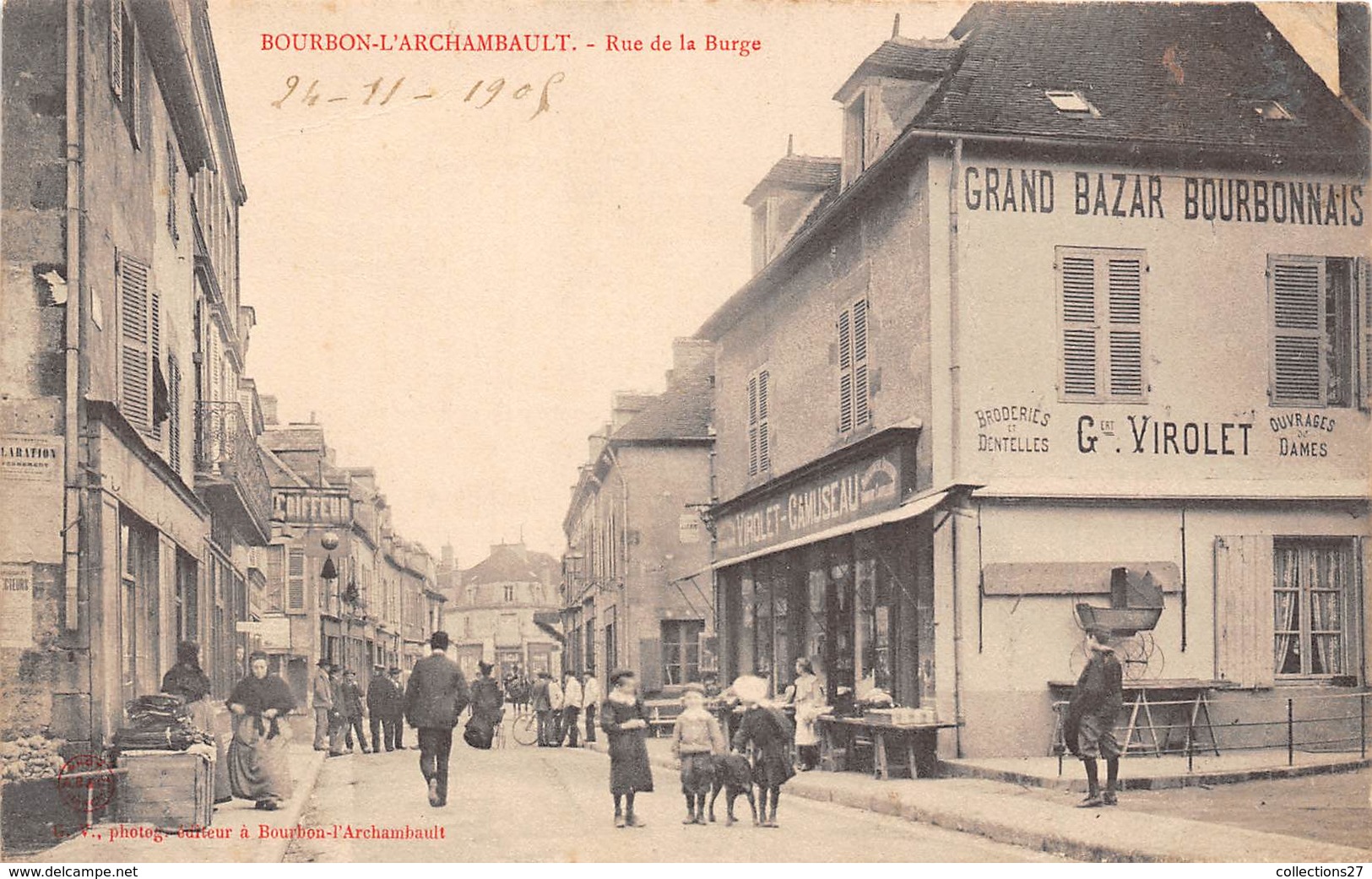03-BOURBON-L'ARCHAMBAULT- RUE DE LA BURGE - Bourbon L'Archambault