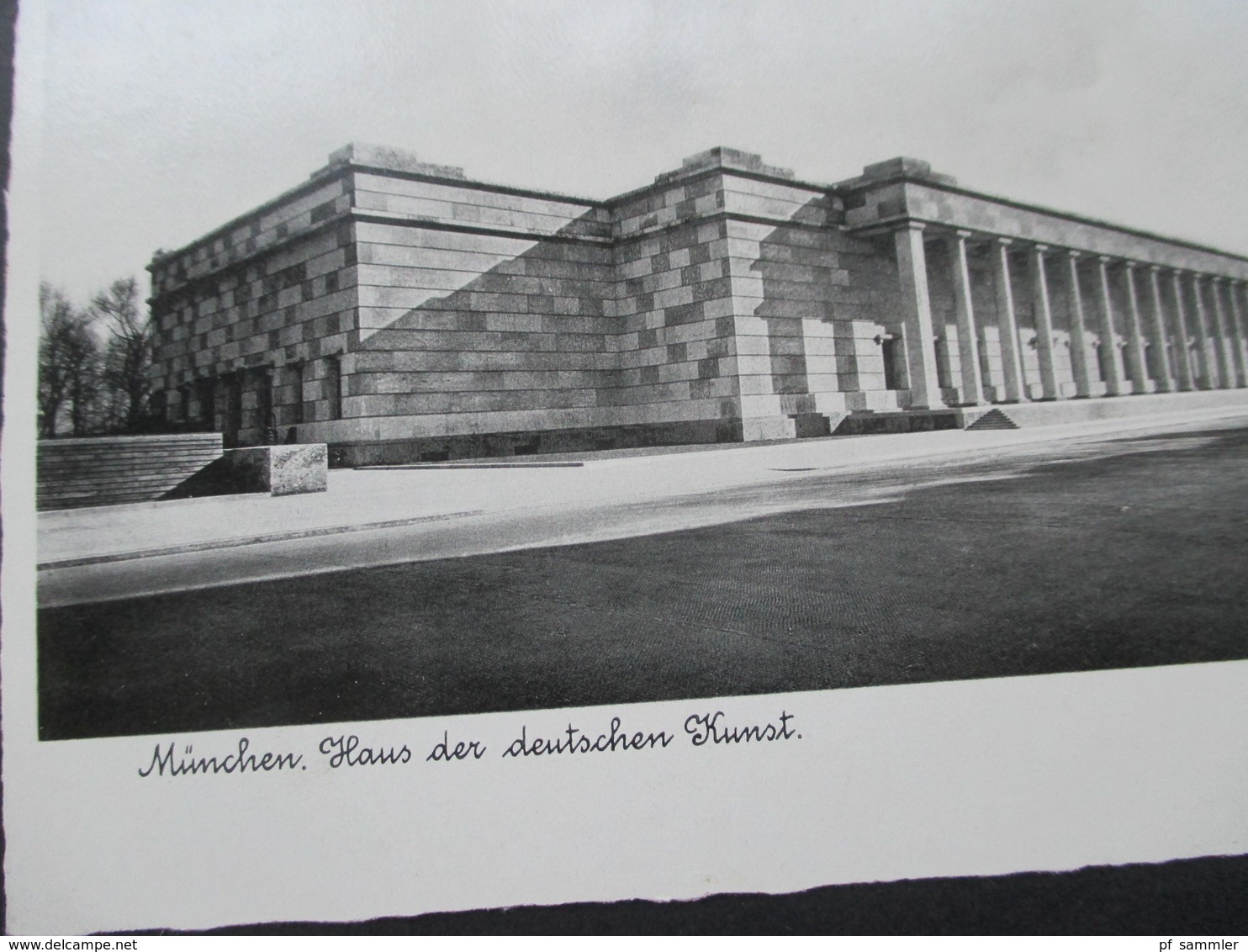 DR 1940er Jahre Echtfoto AK München Haus Der Deutschen Kunst. Bromsilber Imitation - Muenchen