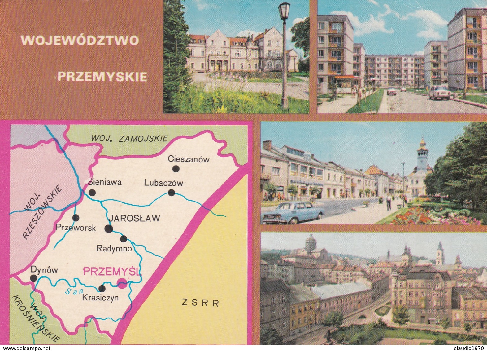 CARTOLINA - POSTCARD - POLONIA  - WOJEWO'DZTWO  -  VIAGGIATA PER ITALY ( ITALIA) - Polonia