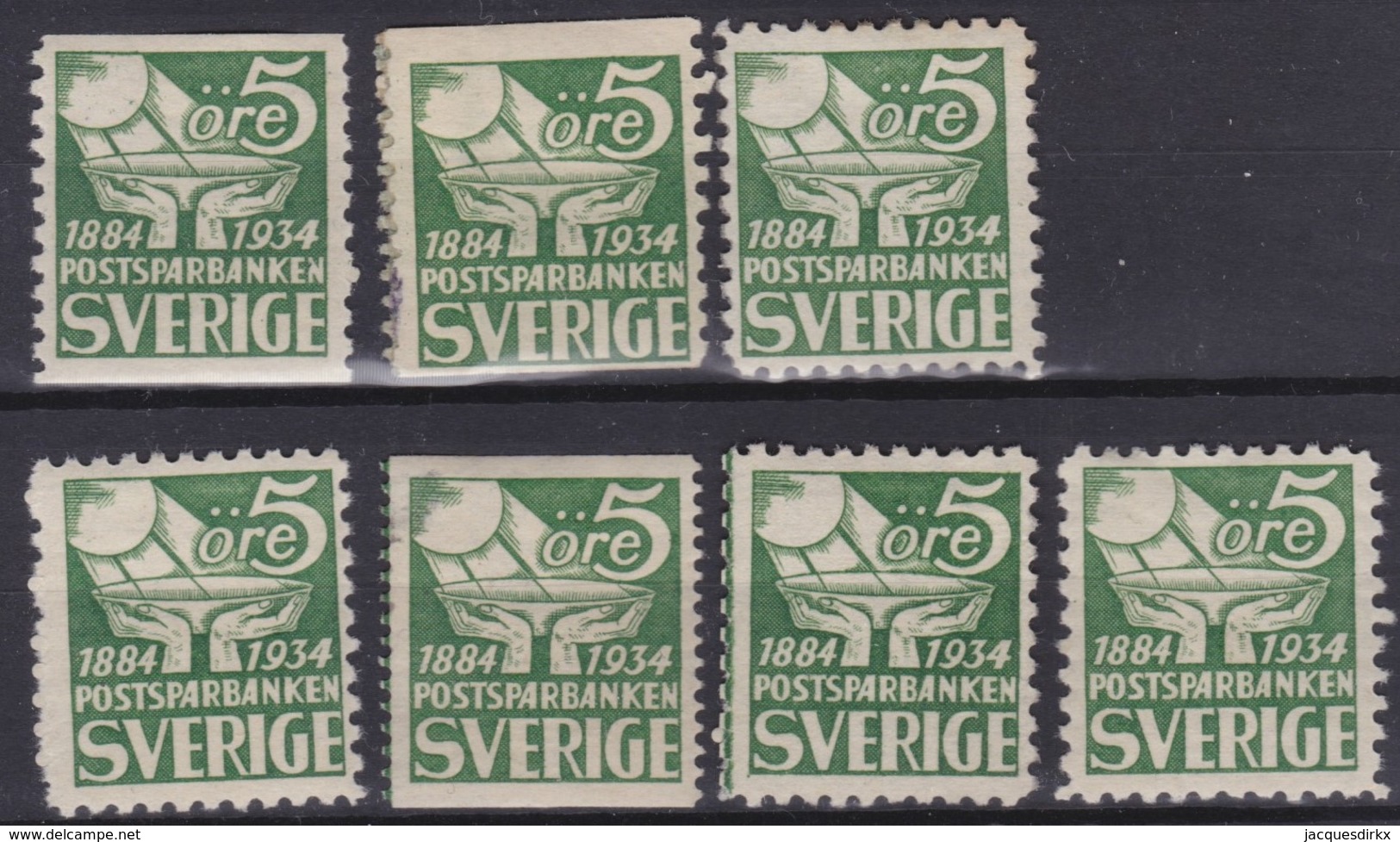 Zweden   .   Yvert       .  228    . 7x    .    **   .     Postfris    .  /   .   MNH - Nuevos