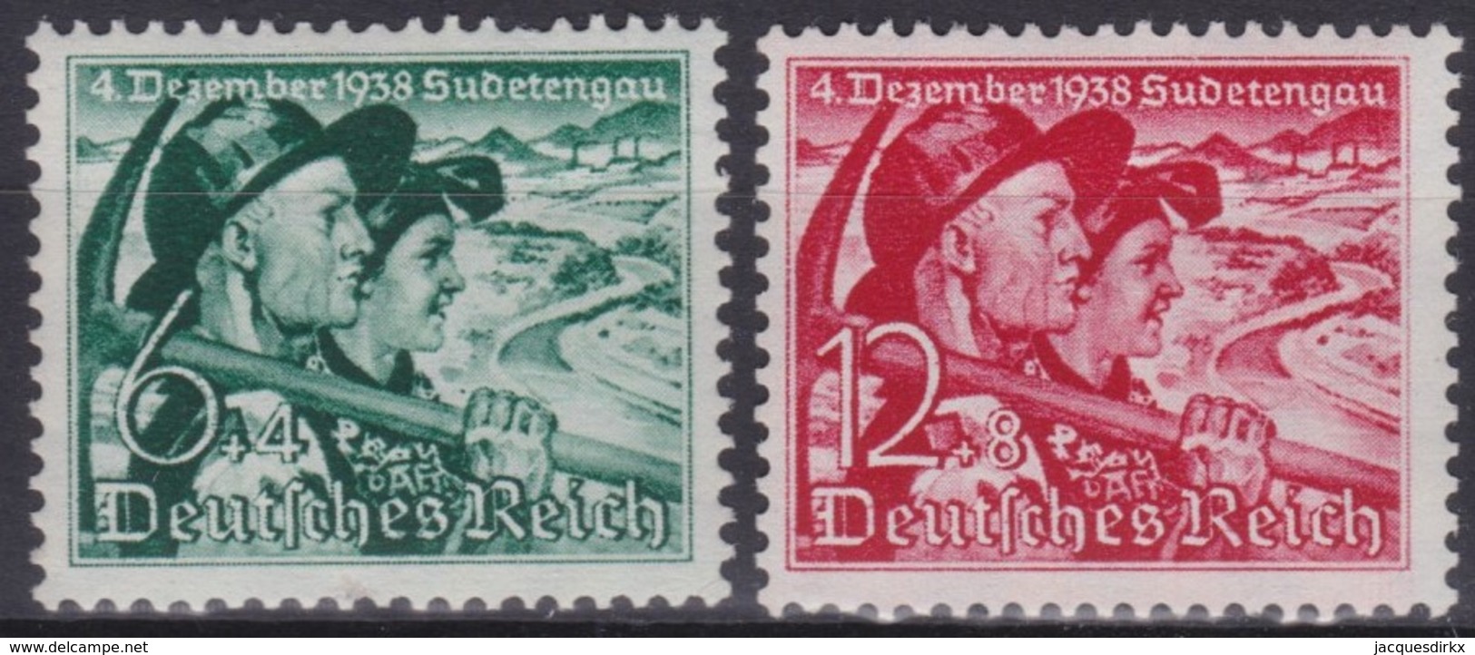 Deutsches  Reich .   Yvert       .    625/626      .    **   .     Postfris    .  /   .   MNH - Ungebraucht