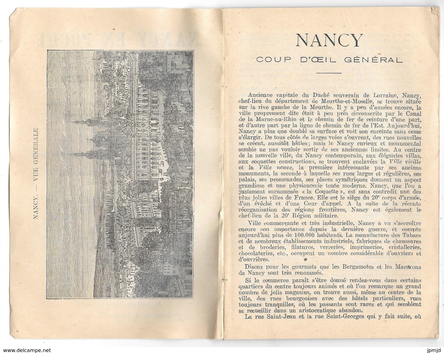 54 - NANCY EN POCHE - GUIDE ET PLAN DE NANCY - 48e ANNÉE - Illustré De Dessins Et Gravures Sur Bois De LAPAIX - Dépliants Touristiques