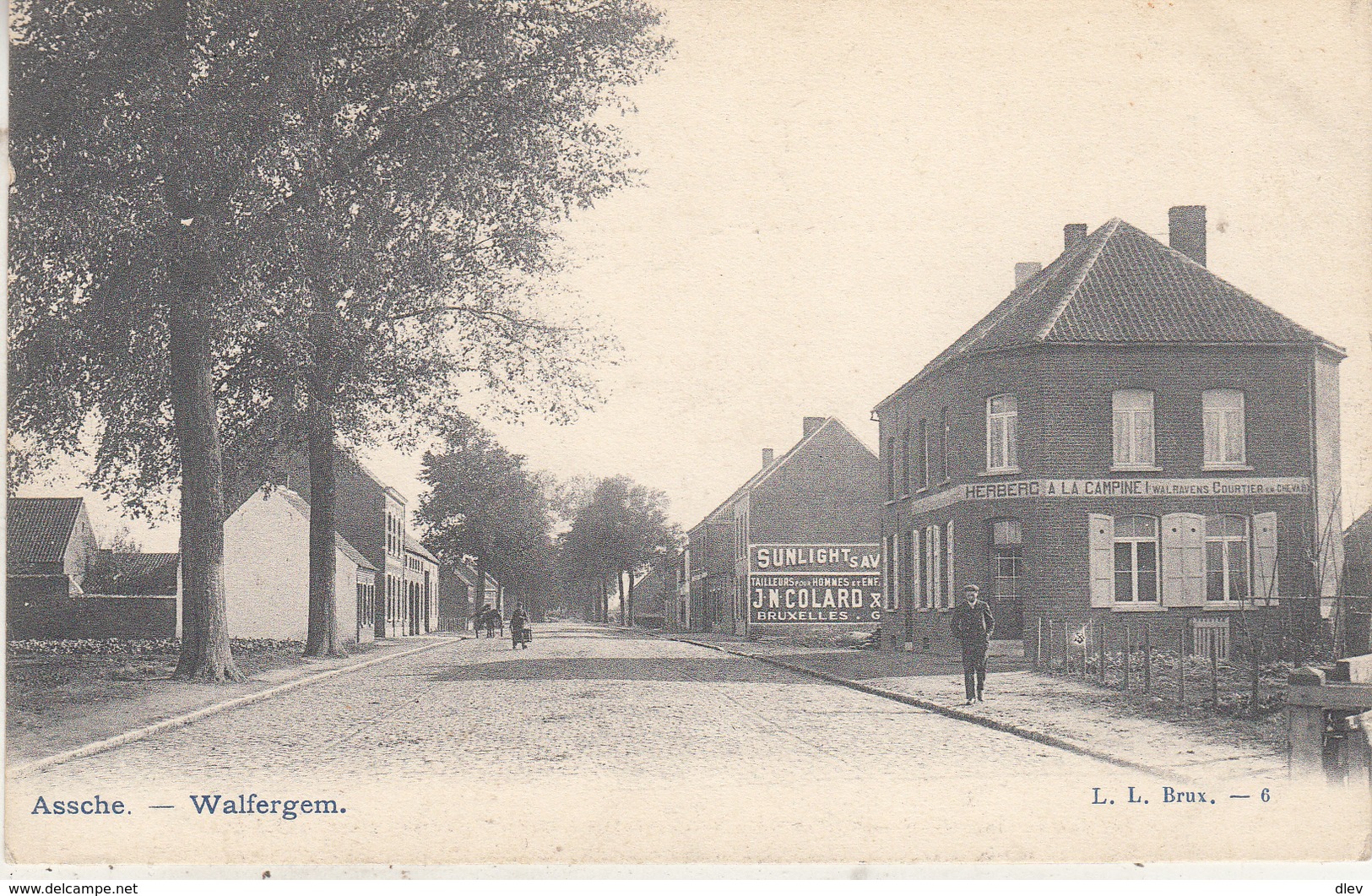 Assche - Walfergem - 1902 - L.L. Brussel Nr 6 - Asse