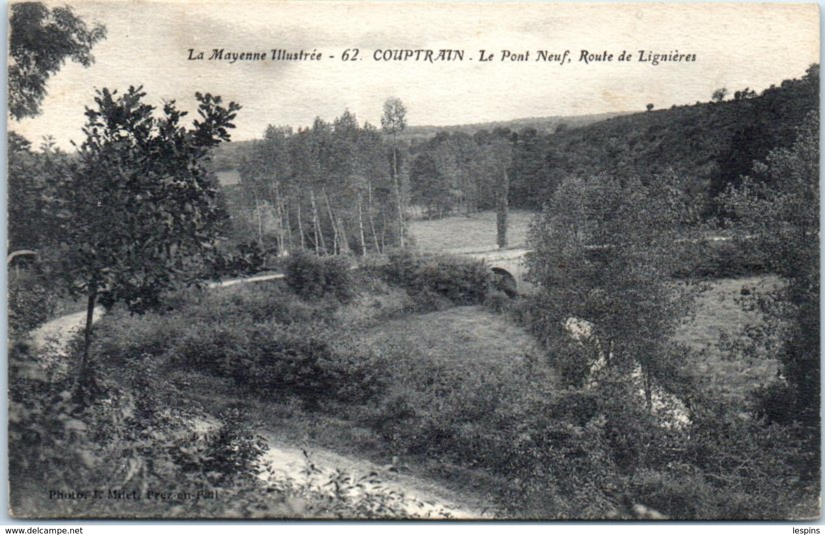 53 - COUPTRAIN --  Le Pont Neyuf , Route De Lignière - Couptrain