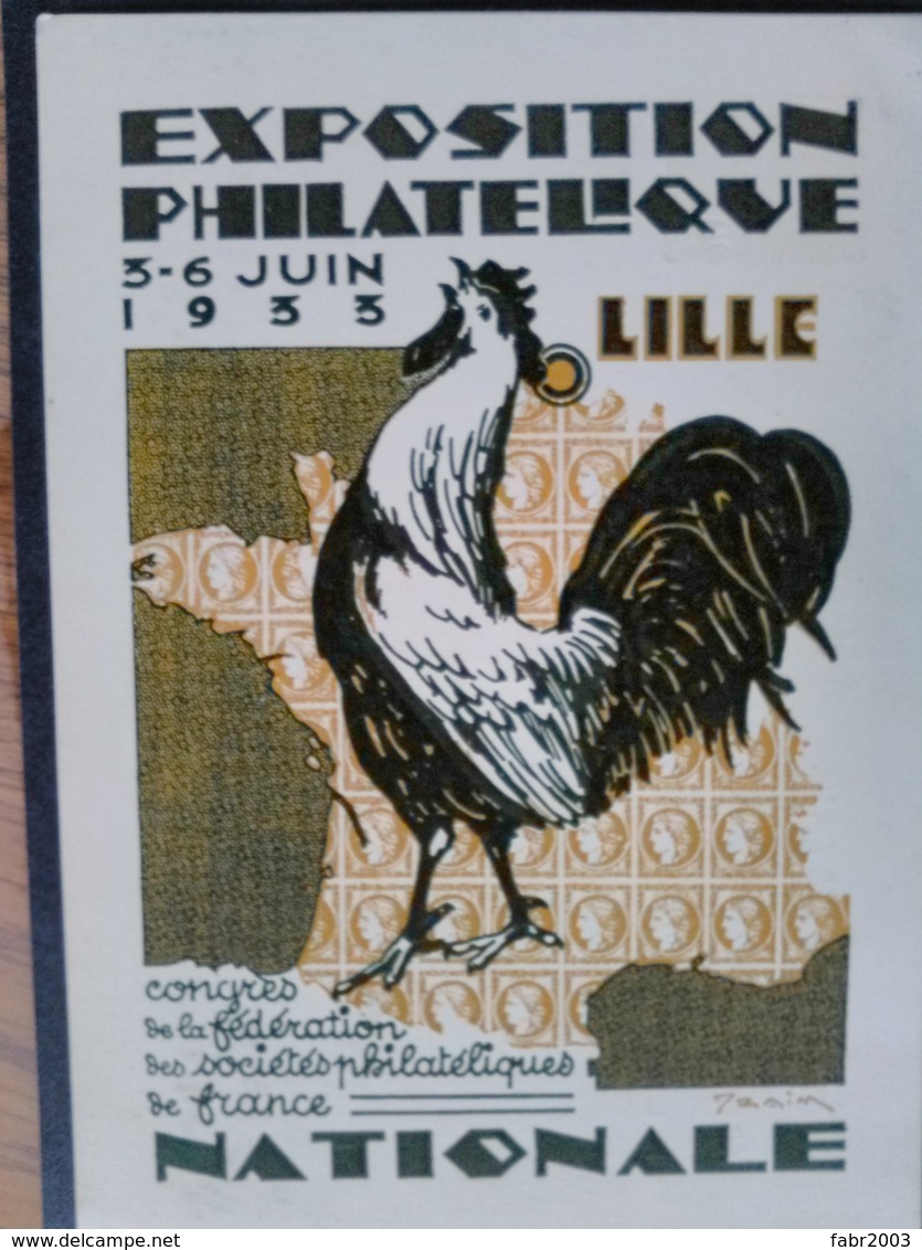 Entier 20c Semeuse - Exposition Philatélique Lille 1933 - Dessinée Par DRAIM - Neuve - En Superbe état - Cartes Postales Types Et TSC (avant 1995)