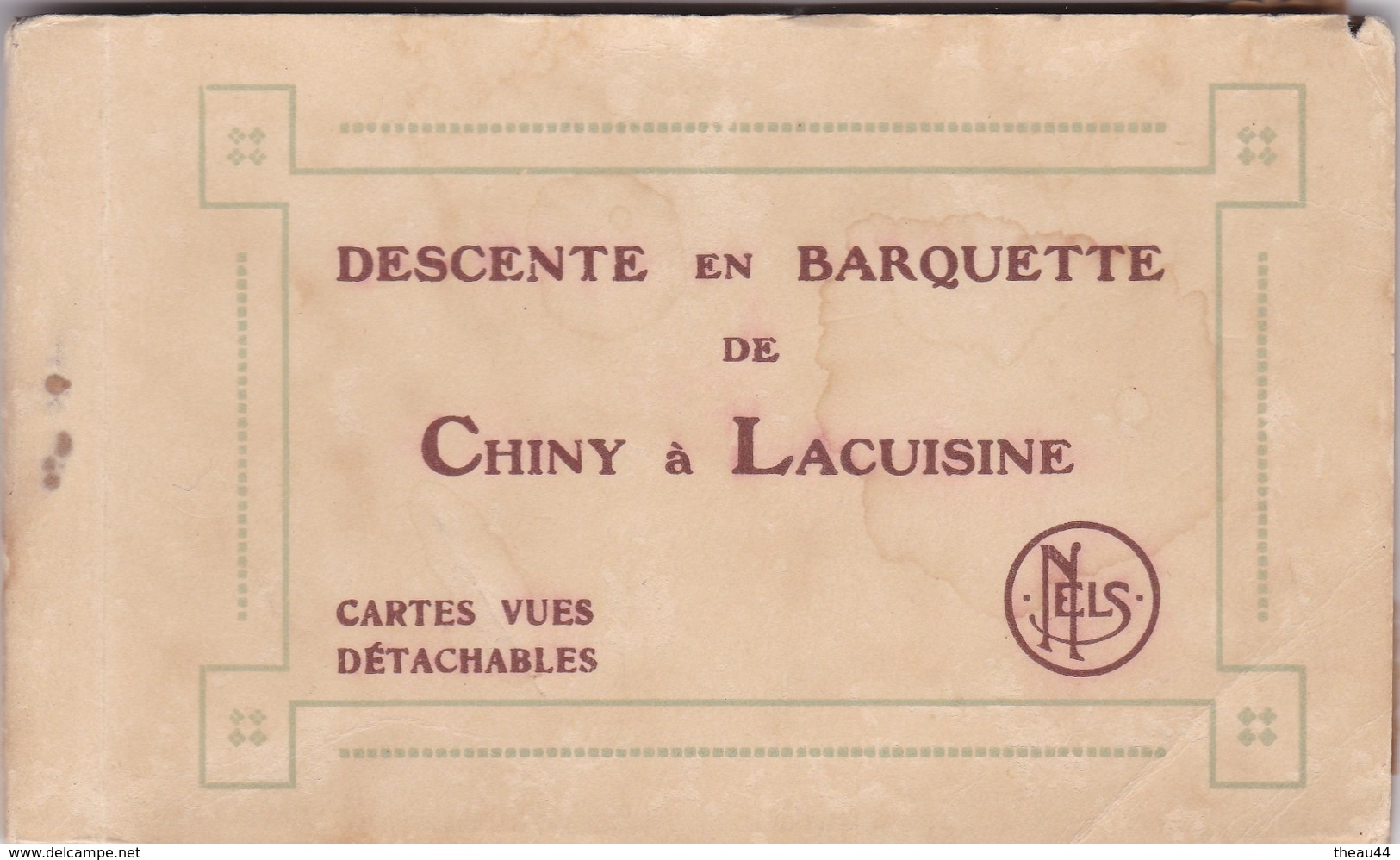 BELGIQUE  - Carnet De 9 Cartes - Descente En Barquette De CHINY à LACUISINE  - Voir Descript - Chiny