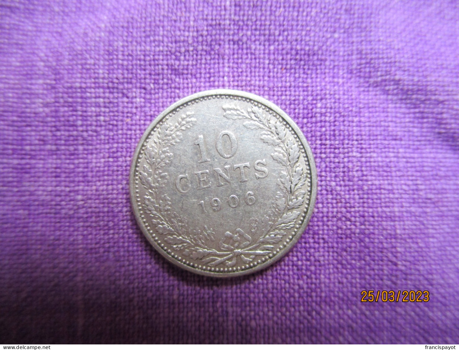 Netherlands: 10 Cents 1906 - 10 Cent