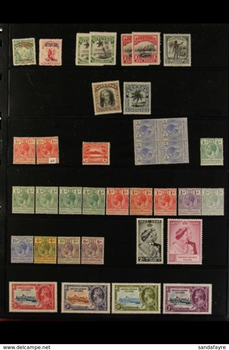 BRITISH PACIFIC SMALLER ISLANDS 1870's-1980's ATTRACTIVE RANGES On Stock Pages In An Album, Fine Mint (some Never Hinged - Otros & Sin Clasificación