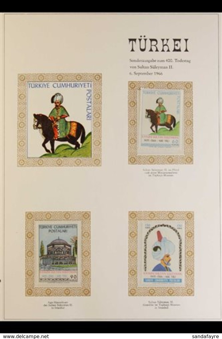 ART ON STAMPS A Magnificent All Different Never Hinged Mint Collection Of 1960's To 1990's Sets And Miniature Sheets Wit - Non Classés