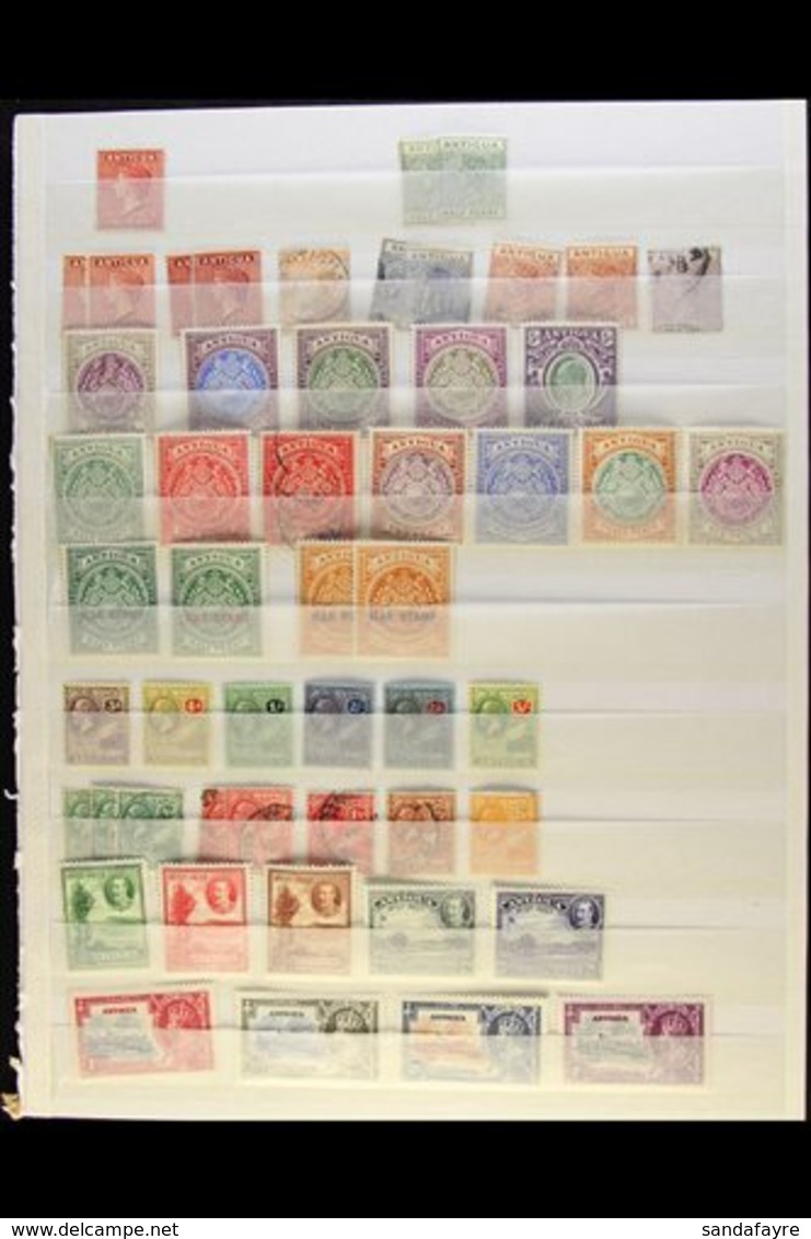 1872-1953 OLD COLLECTION On A Two-sided Stock Page, Mint & Used, Inc 1872 1d Mint (regummed), 1884-87 To 1s Used, 1903-0 - Autres & Non Classés