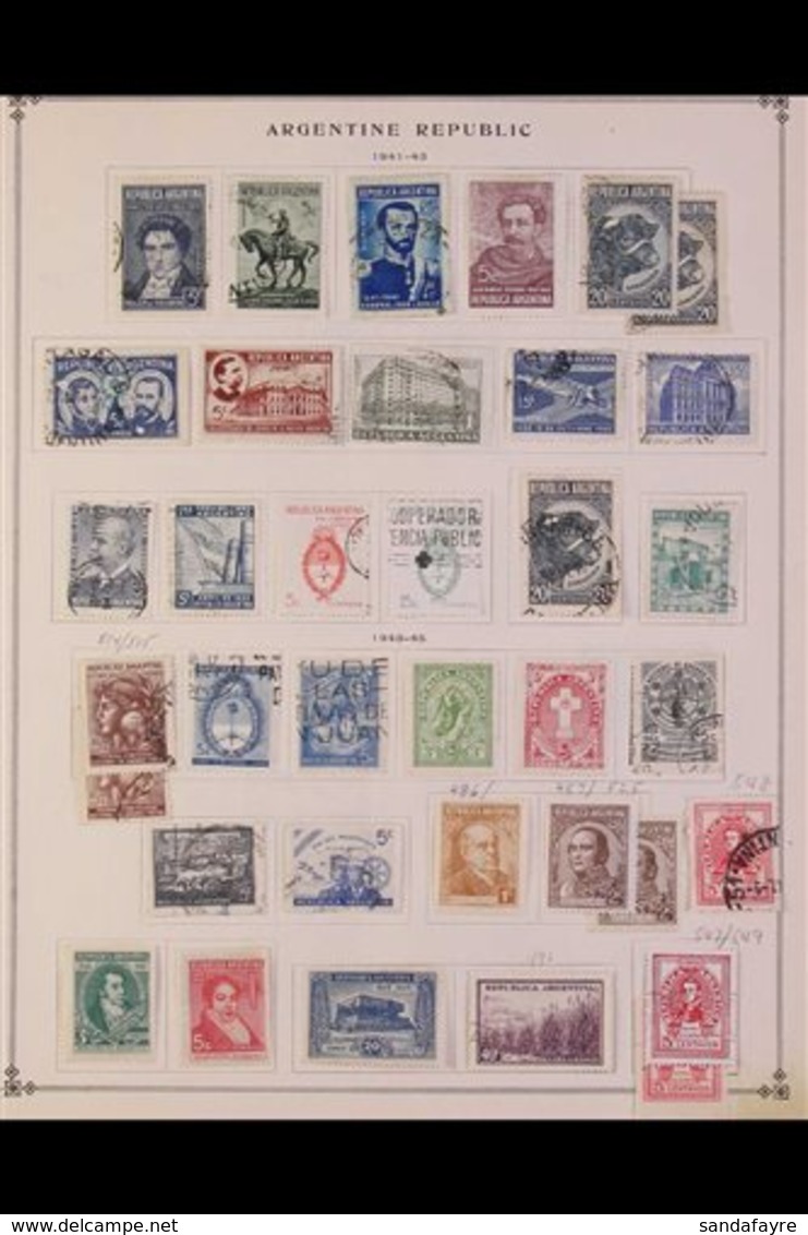 1930's-70's EXTENSIVE COLLECTION. A Chiefly,  ALL DIFFERENT Mint & Used Collection, Chiefly Presented On "Scott" Printed - Andere & Zonder Classificatie
