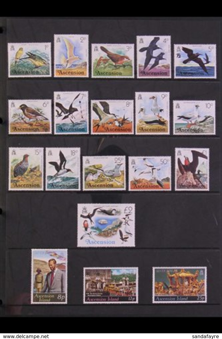 1976-2005 NEVER HINGED MINT COLLECTION ALL DIFFERENT, Never Hinged Mint Collection Of Complete Sets Presented On Stock P - Ascension (Ile De L')