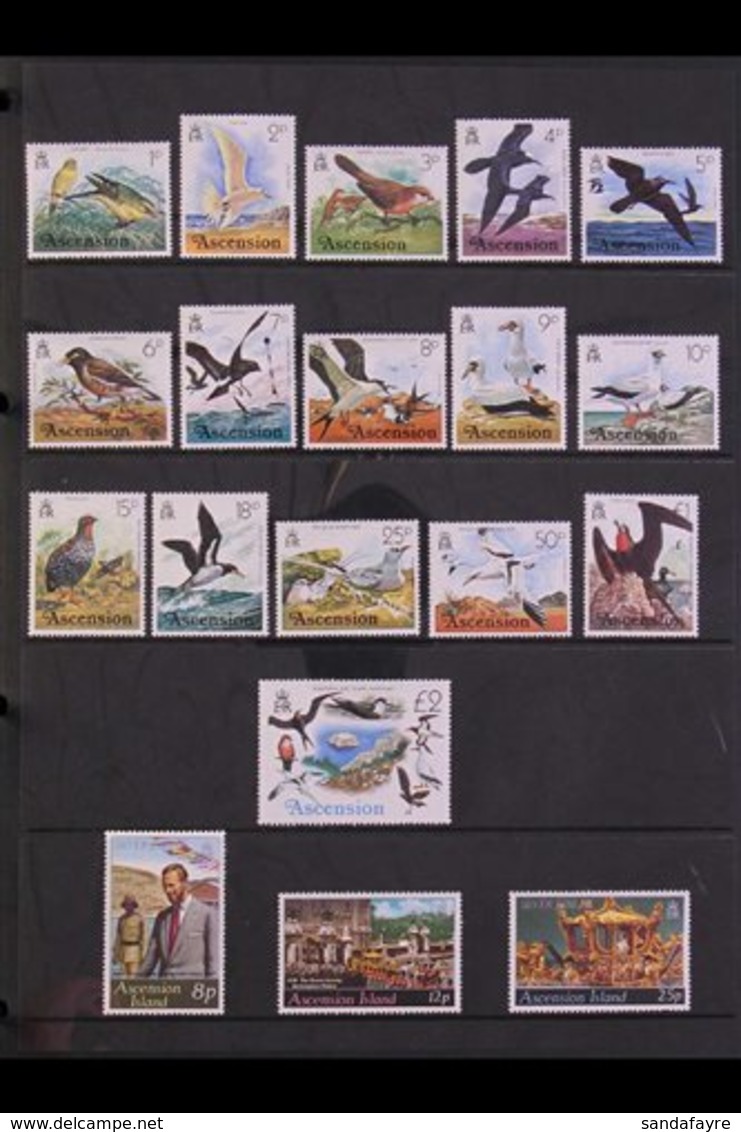 1976-2005 NEVER HINGED MINT COLLECTION ALL DIFFERENT, Never Hinged Mint Collection Of Complete Sets Presented On Stock P - Ascension