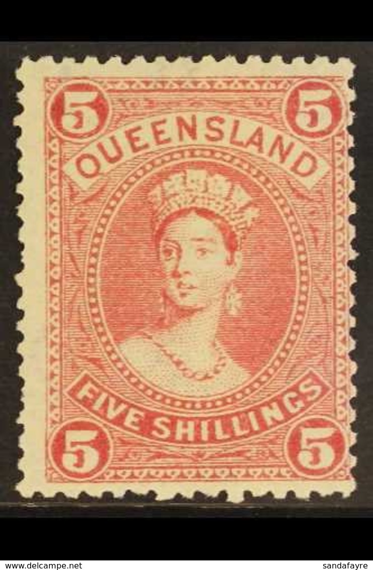 QUEENSLAND 1905-06 5s Rose Chalon, Litho Printing Perf. 12, SG 273, Fine Mint. For More Images, Please Visit Http://www. - Autres & Non Classés