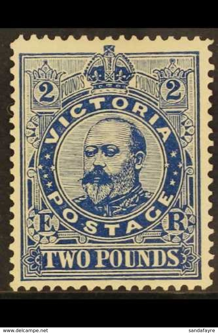 VICTORIA 1902 £2 Deep Blue King Edward VII, SG 400, Fine Mint. For More Images, Please Visit Http://www.sandafayre.com/i - Sonstige & Ohne Zuordnung