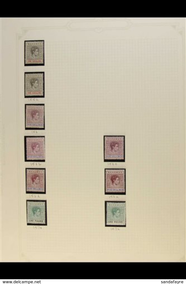 1938-52 KING GEORGE VI DEFINITIVES A Fine Mint Collection On Album Pages Which Includes At Least Two Complete Basic Sets - Other & Unclassified