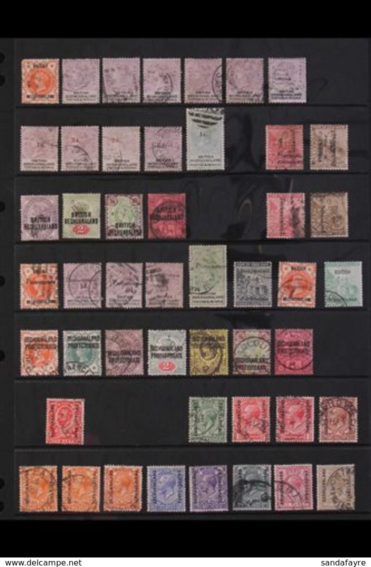 1888-1935 IMPRESSIVE USED COLLECTION With BRITISH BECHUANALAND 1888 (Jan) Set To 4d Including 2d & 3d Listed Shades, 188 - Andere & Zonder Classificatie