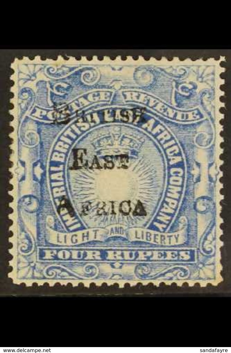 1895 4r Ultramarine, SG 46, Mint, Part Original Gum. For More Images, Please Visit Http://www.sandafayre.com/itemdetails - Afrique Orientale Britannique