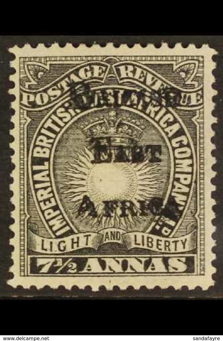 1895 7½a Black, SG 41, Fine Mint. For More Images, Please Visit Http://www.sandafayre.com/itemdetails.aspx?s=643212 - British East Africa