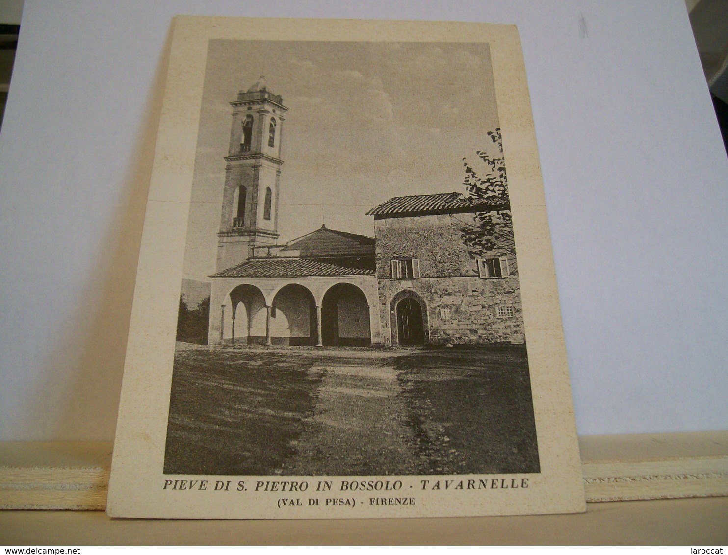 Firenze - Tavarnelle Val Di Pesa - Pieve Di S. Pietro In Bossolo - Chiesa - Cartolina Storica Originale - Ed. A. Lapucci - Firenze