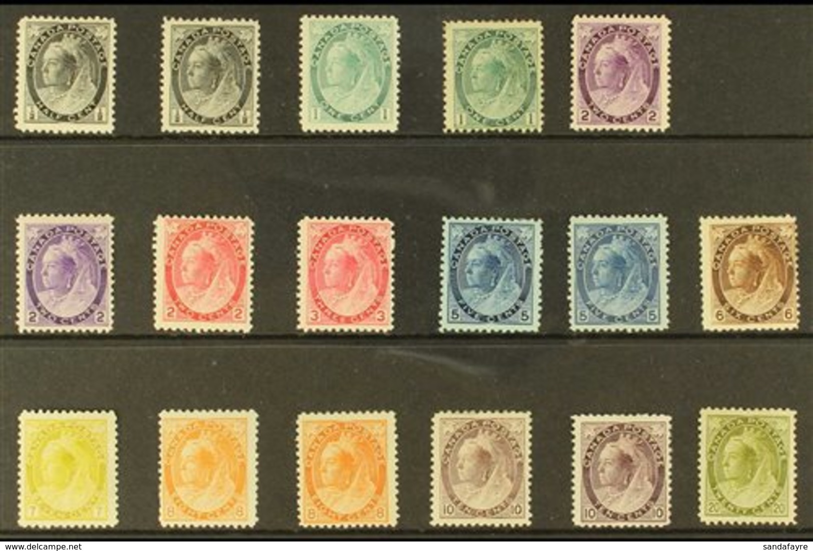 1898-1902 QUEEN VICTORIA MINT DEFINITIVES COLLECTION. An Attractive & Valuable Fine Mint Collection Presented On A Stock - Other & Unclassified