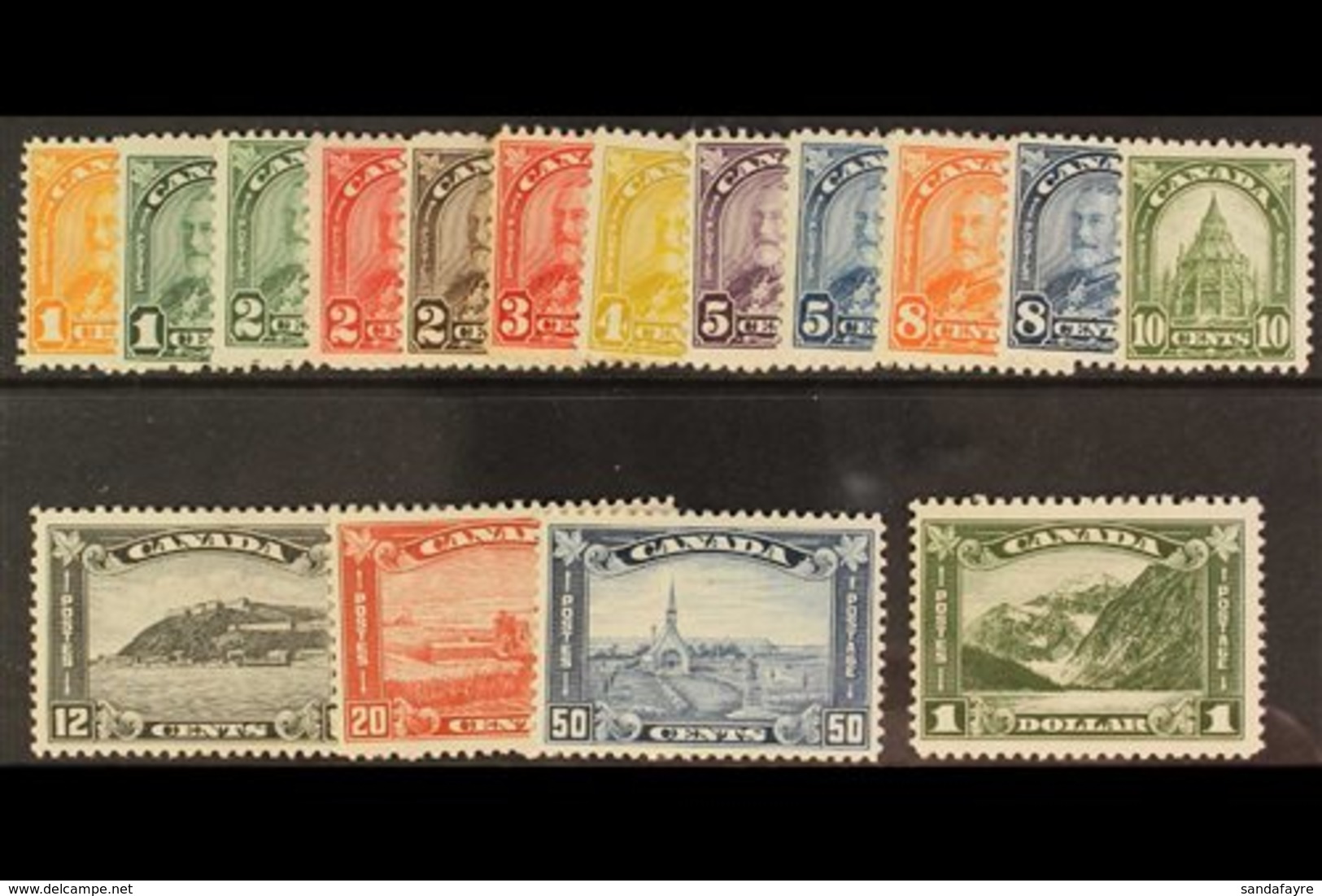 1930-31 Complete King And Pictorial Set, SG 288/303, Very Fine Mint With No Thins. (16 Stamps) For More Images, Please V - Other & Unclassified