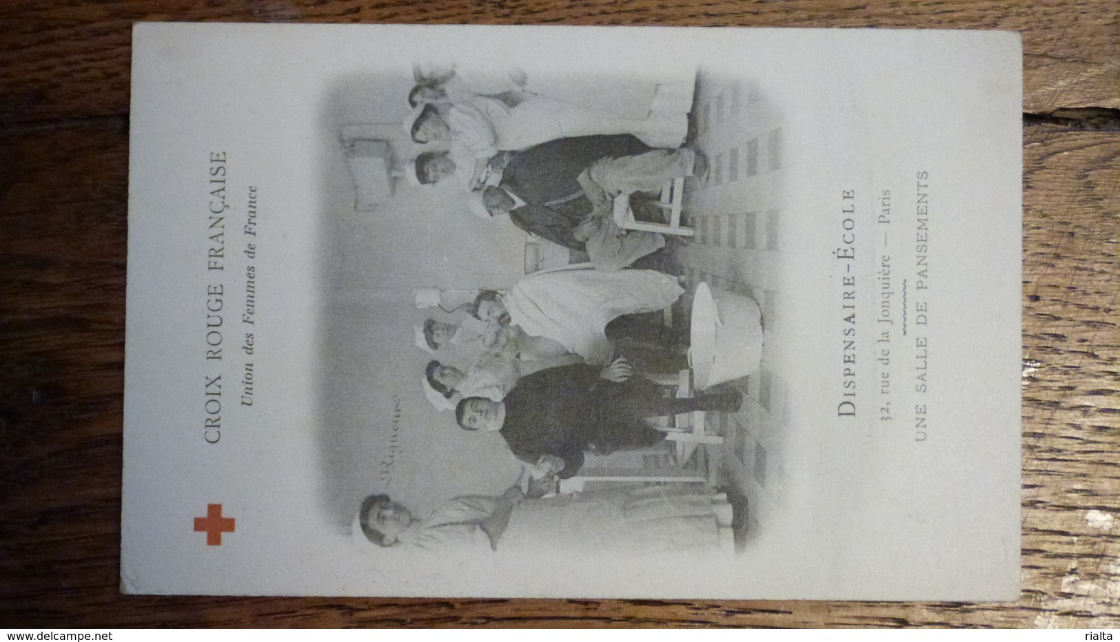 CROIX ROUGE FRANÇAISE, DISPENSAIRE-ECOLE, UNE SALLE DE PANSEMENTS, PARIS, UNION DES FEMMES DE FRANCE - Cruz Roja