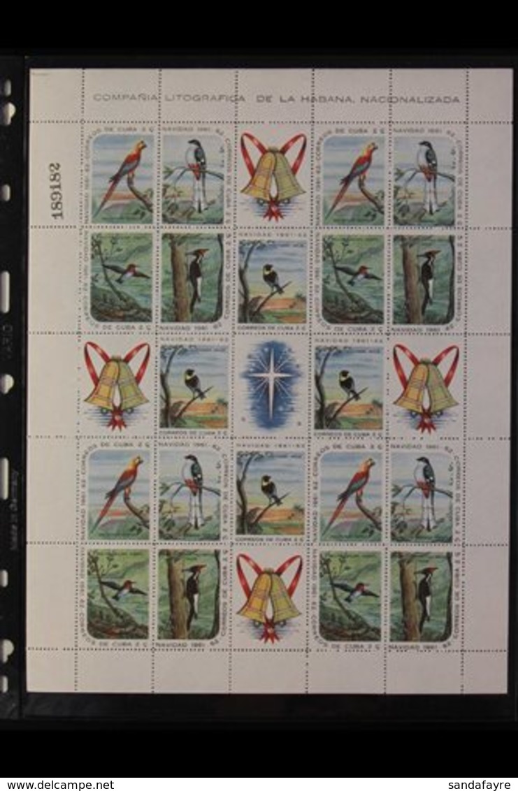 HUMMINGBIRDS 1960's To 1990's Thematic Collection Of Never Hinged Mint And Fine Used Stamps, Cards, Covers, And Other It - Altri & Non Classificati
