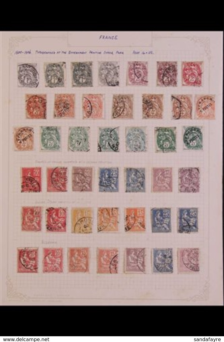 1900-1943 EXTENSIVE OLD TIME COLLECTION CAT £3500+ A Lovely, Old Mint And Used Collection Presented On Album Pages With  - Autres & Non Classés