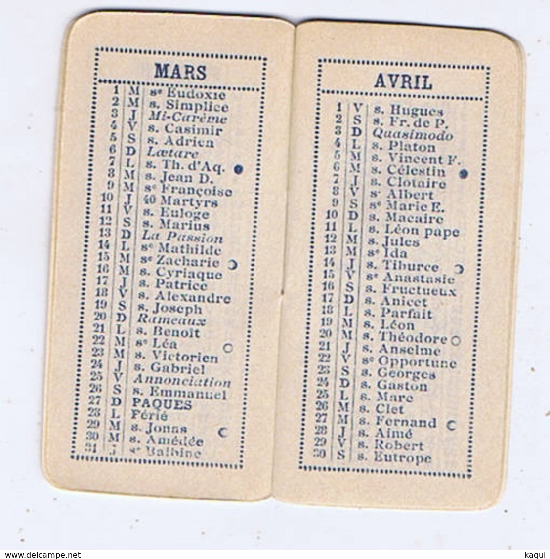 Petit Calendrier De Poche Les Confitures LABROUSSE à ANGOULÊME - Format  4 / 7,50 - Petit Format : 1921-40