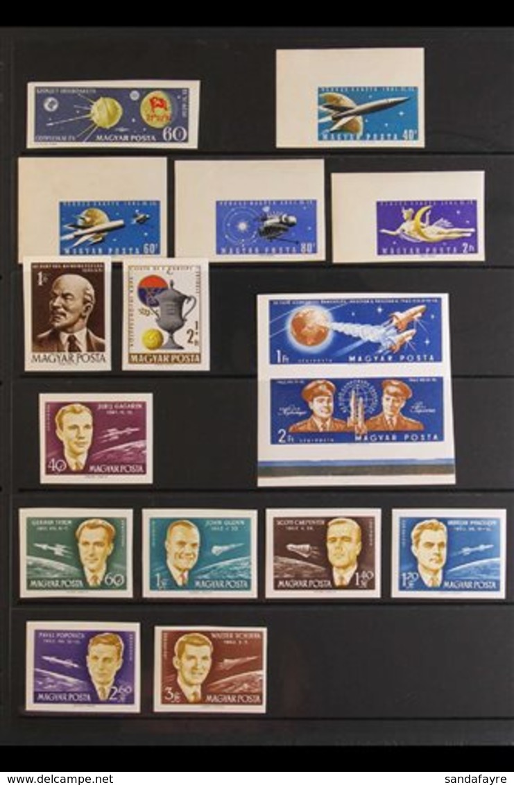 1958-72 NHM IMPERFORATE COLLECTION An Attractive, ALL DIFFERENT, Never Hinged Mint Collection Presented On A Series Of S - Other & Unclassified